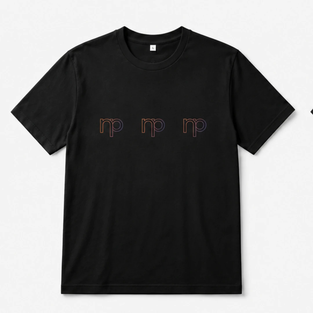 NP Logo T-Shirt - Black - Summer 2026