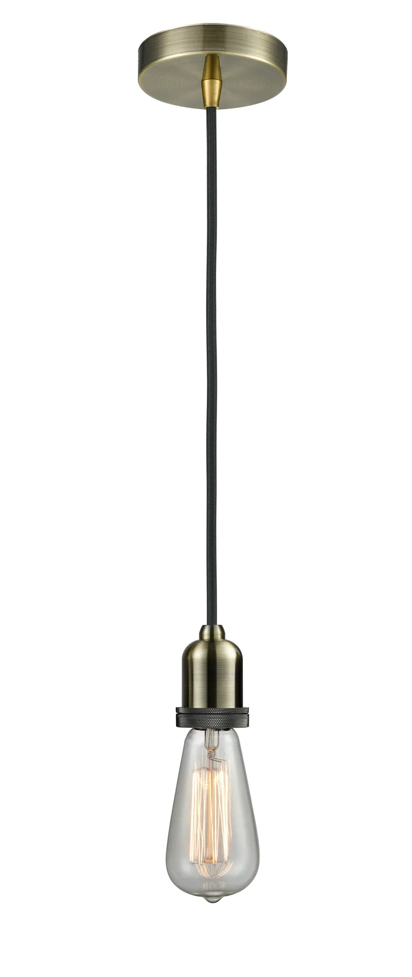 Whitney - Antique Brass - Mini Pendant