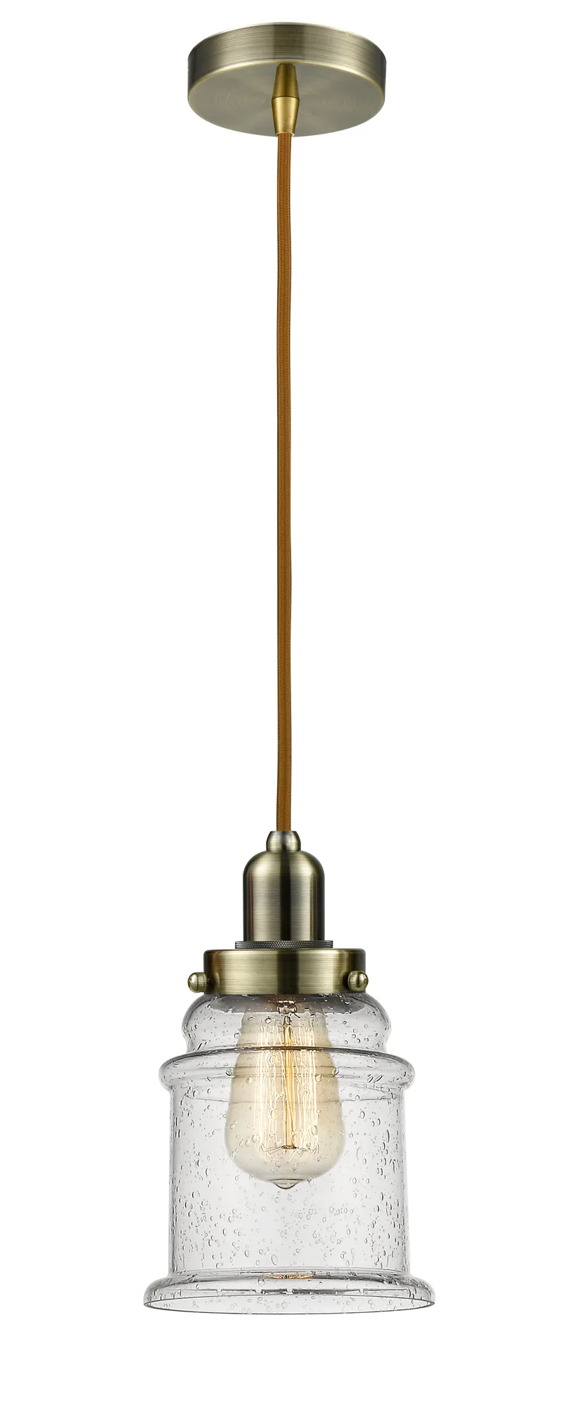 Whitney - Antique Brass - Mini Pendant