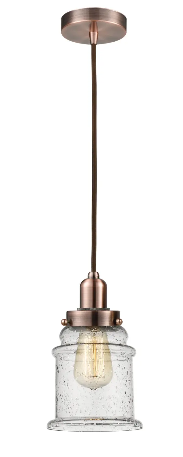 The bare bones of industrial style at its finest. This simple bare bulb pendant can be artfully hung with its varying cord lengths and provided hooks to set a hand crafted tone in any room.  Single to multi-light options in custom cord lengths available.
