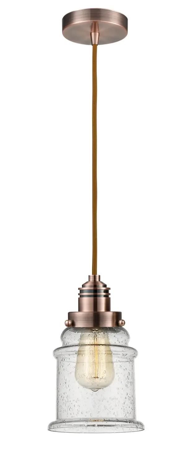 The heavy socket and knurling detail will bring a vintage industrial feel to any space. This simple bare bulb pendant can be hung with its varying cord lengths and provided hooks to set a hand crafted tone in any room.  Single to multi-light options in custom cord lengths available.