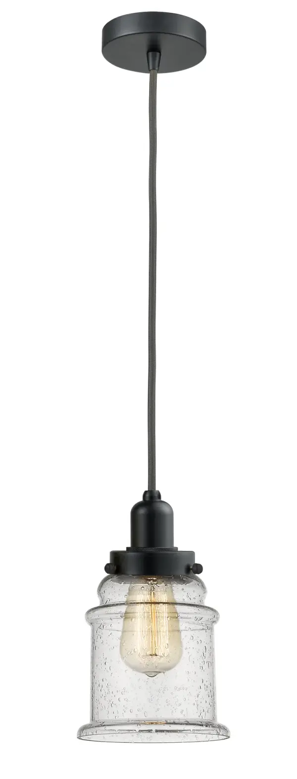 The bare bones of industrial style at its finest. This simple bare bulb pendant can be artfully hung with its varying cord lengths and provided hooks to set a hand crafted tone in any room.  Single to multi-light options in custom cord lengths available.