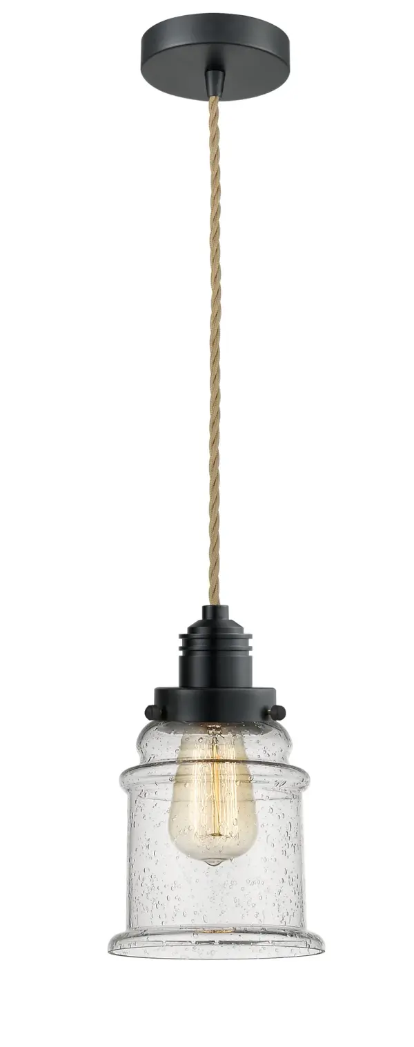 The heavy socket and knurling detail will bring a vintage industrial feel to any space. This simple bare bulb pendant can be hung with its varying cord lengths and provided hooks to set a hand crafted tone in any room.  Single to multi-light options in custom cord lengths available.