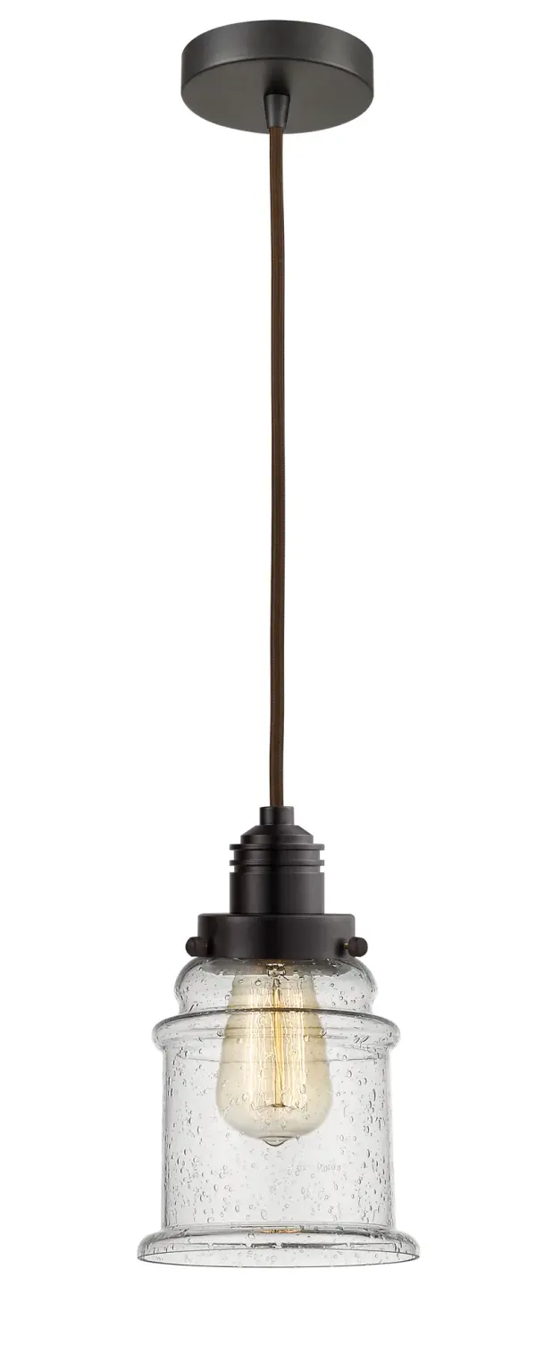 The heavy socket and knurling detail will bring a vintage industrial feel to any space. This simple bare bulb pendant can be hung with its varying cord lengths and provided hooks to set a hand crafted tone in any room.  Single to multi-light options in custom cord lengths available.