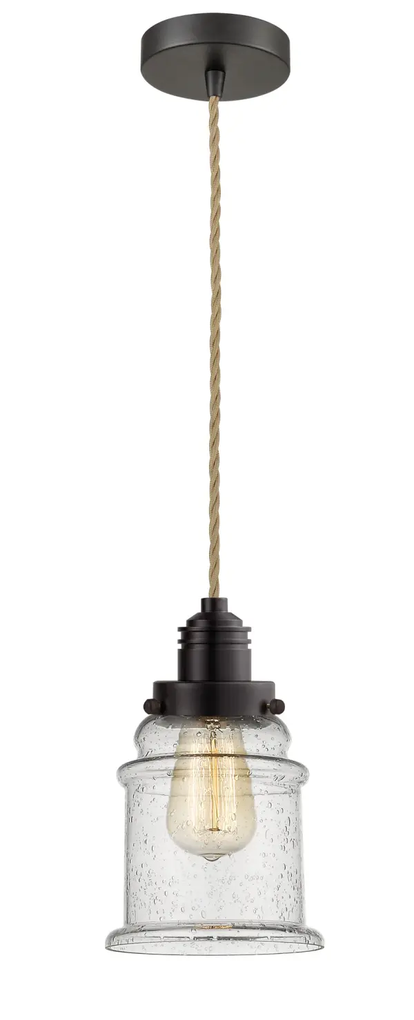 The heavy socket and knurling detail will bring a vintage industrial feel to any space. This simple bare bulb pendant can be hung with its varying cord lengths and provided hooks to set a hand crafted tone in any room.  Single to multi-light options in custom cord lengths available.