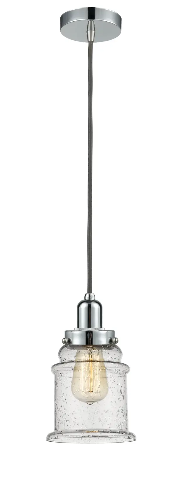 The bare bones of industrial style at its finest. This simple bare bulb pendant can be artfully hung with its varying cord lengths and provided hooks to set a hand crafted tone in any room.  Single to multi-light options in custom cord lengths available.