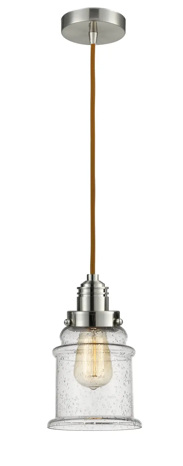 The heavy socket and knurling detail will bring a vintage industrial feel to any space. This simple bare bulb pendant can be hung with its varying cord lengths and provided hooks to set a hand crafted tone in any room.  Single to multi-light options in custom cord lengths available.