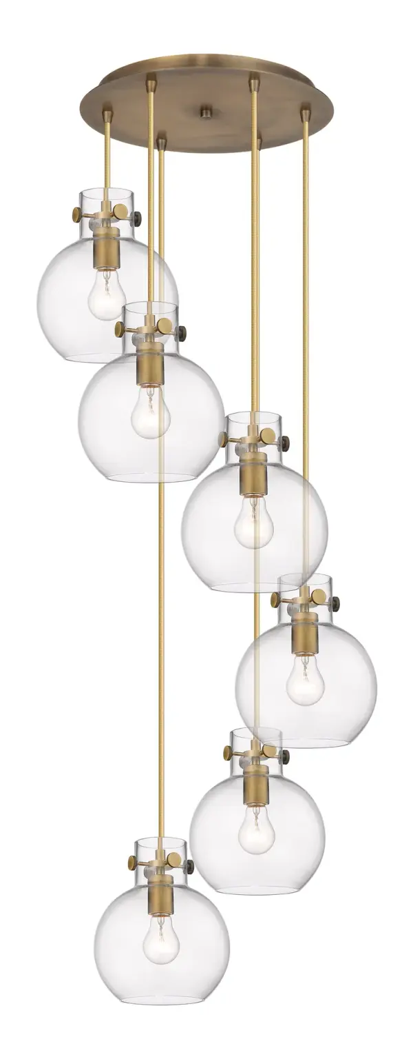 The Newton Sphere is a modern industrial collection that incorporates exceptional architectural details with a beautiful globe shaped shade.  The iconic sphere shaped shade is available in either glass or heavy spun metal, making this collection perfect for creating a truly exceptional space.