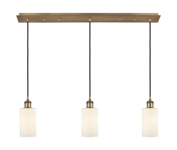 The organic teardrop shape of the Crown Point pendant is artfully hung from a tiered metal frame that is complemented by a single filament bulb. These pendants look great as individual fixtures but make a grand statement when paired with our multi-port hanging system as part of our custom cord program.
