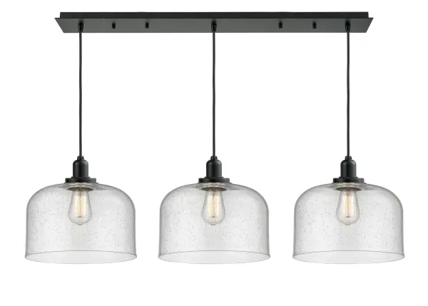 The bare bones of industrial style at its finest. This simple bare bulb pendant can be artfully hung with its varying cord lengths and provided hooks to set a hand crafted tone in any room.  Single to multi-light options in custom cord lengths available.