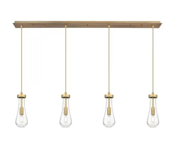 Owego - Brushed Brass - Linear Pendant - Image 1