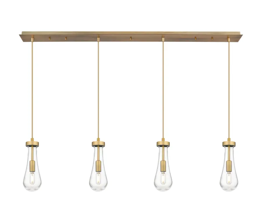 Owego - Brushed Brass - Linear Pendant - Image 1