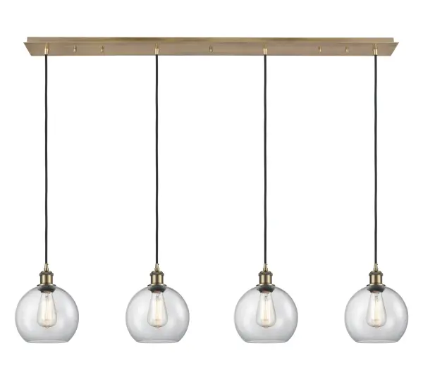 The organic teardrop shape of the Crown Point pendant is artfully hung from a tiered metal frame that is complemented by a single filament bulb. These pendants look great as individual fixtures but make a grand statement when paired with our multi-port hanging system as part of our custom cord program.