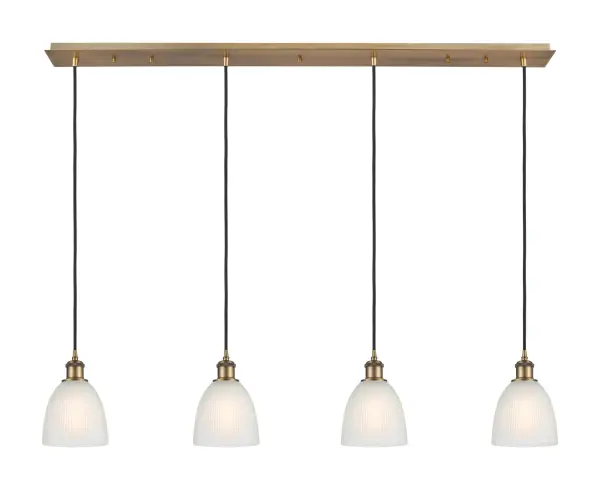 The organic teardrop shape of the Crown Point pendant is artfully hung from a tiered metal frame that is complemented by a single filament bulb. These pendants look great as individual fixtures but make a grand statement when paired with our multi-port hanging system as part of our custom cord program.