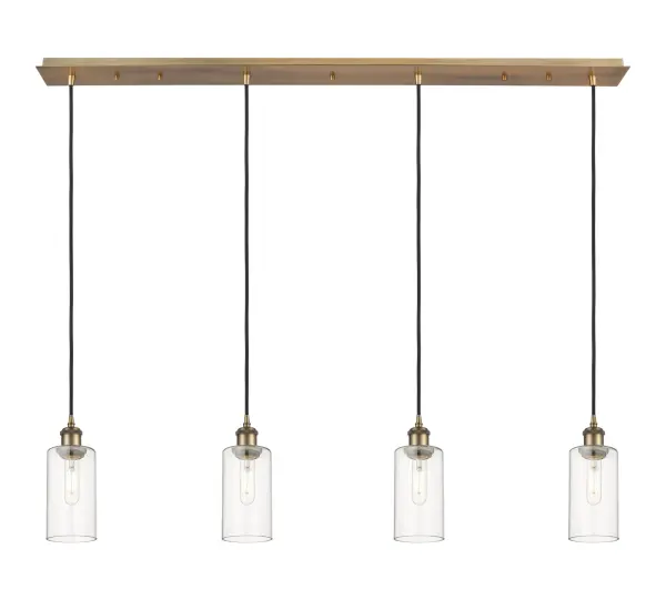 Crown Point - Brushed Brass - Linear Pendant - Image 1