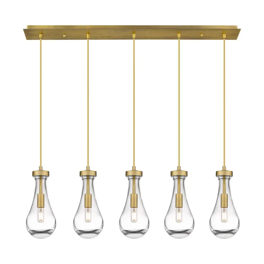 Owego - Brushed Brass - Linear Pendant - Image 1