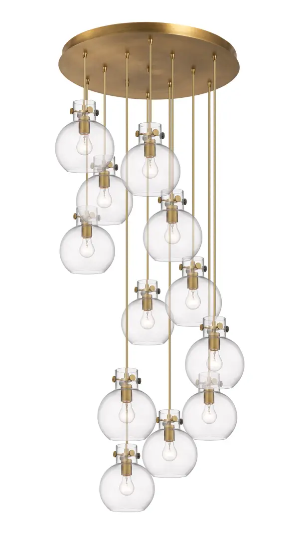 The Newton Sphere is a modern industrial collection that incorporates exceptional architectural details with a beautiful globe shaped shade.  The iconic sphere shaped shade is available in either glass or heavy spun metal, making this collection perfect for creating a truly exceptional space.