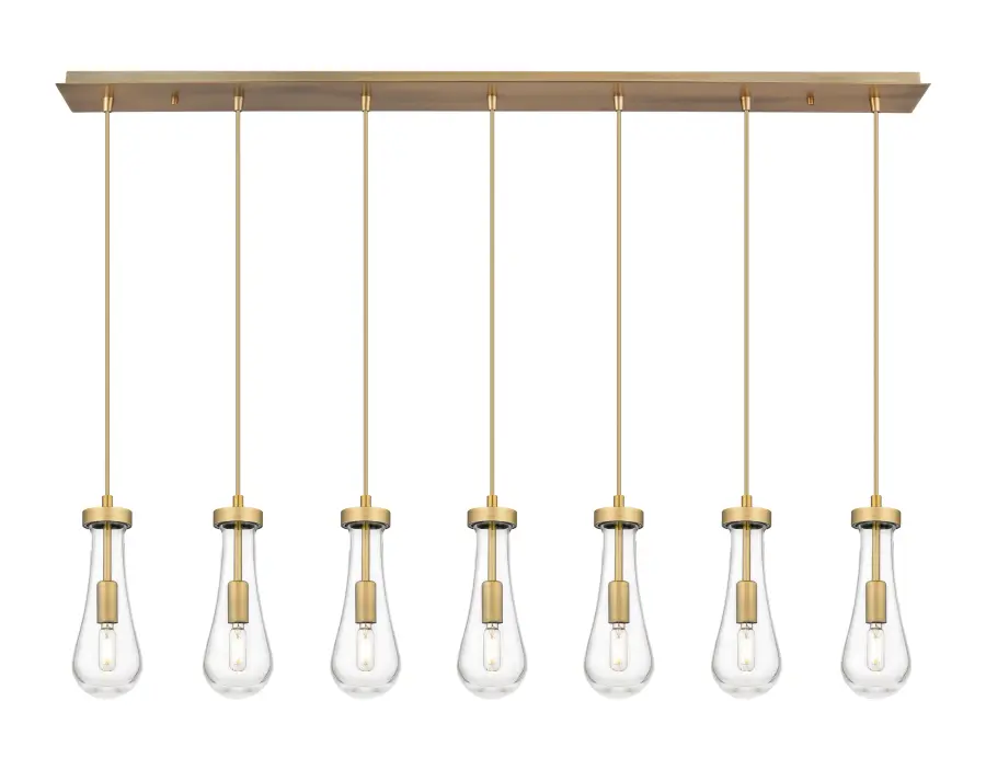 Owego - Brushed Brass - Linear Pendant - Image 1