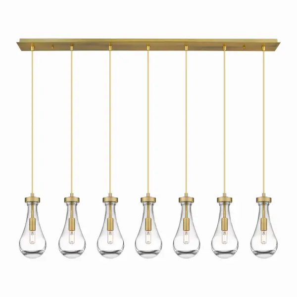 Owego - Brushed Brass - Linear Pendant - Image 1