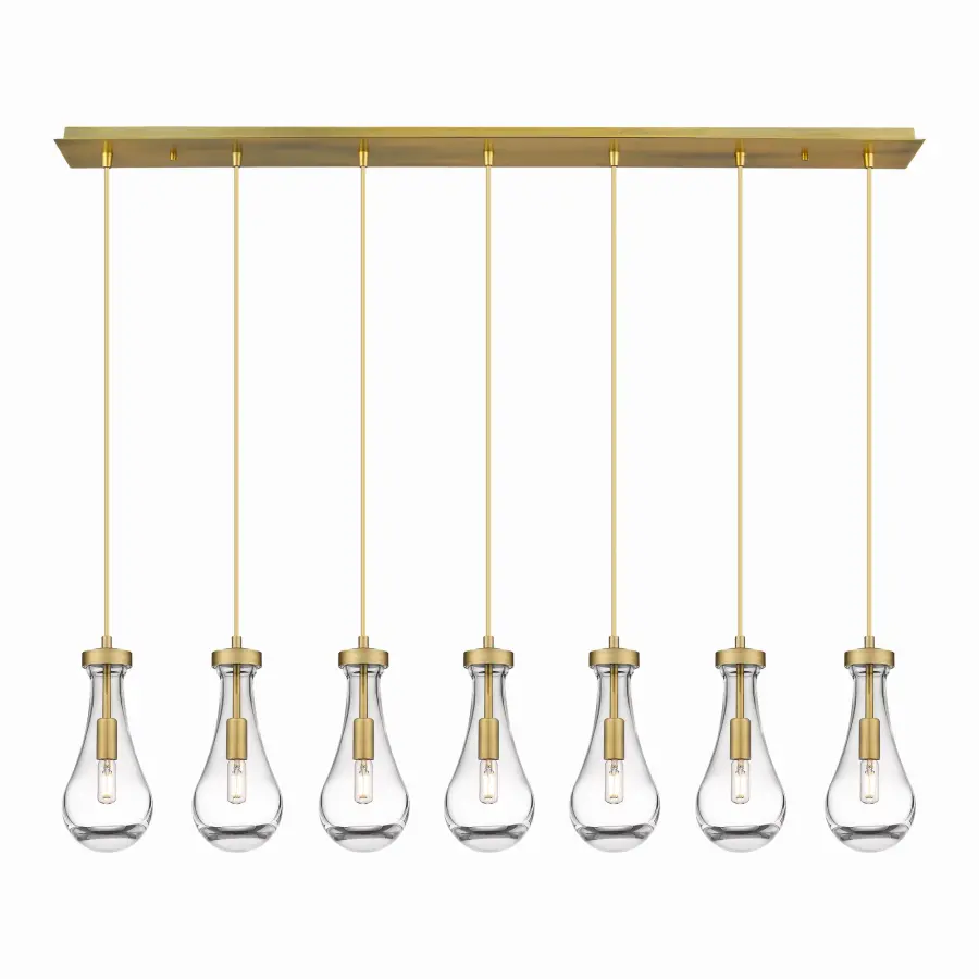 Owego - Brushed Brass - Linear Pendant - Image 1