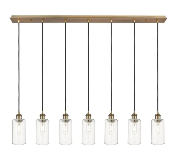 Crown Point - Brushed Brass - Linear Pendant - Image 1