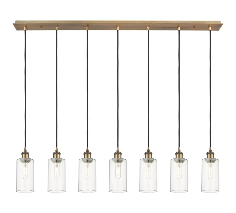 Crown Point - Brushed Brass - Linear Pendant - Image 1