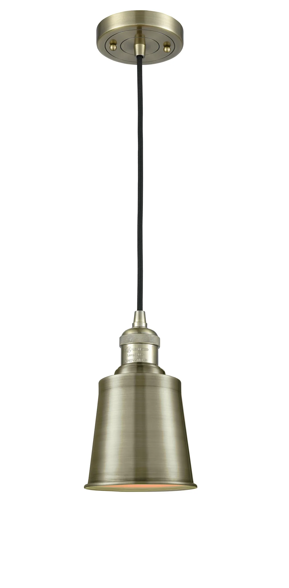 Addison - Antique Brass - Mini Pendant