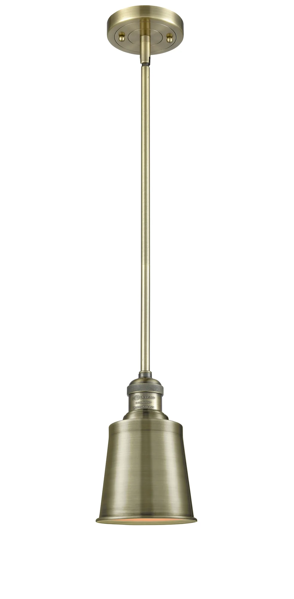 Addison - Antique Brass - Mini Pendant