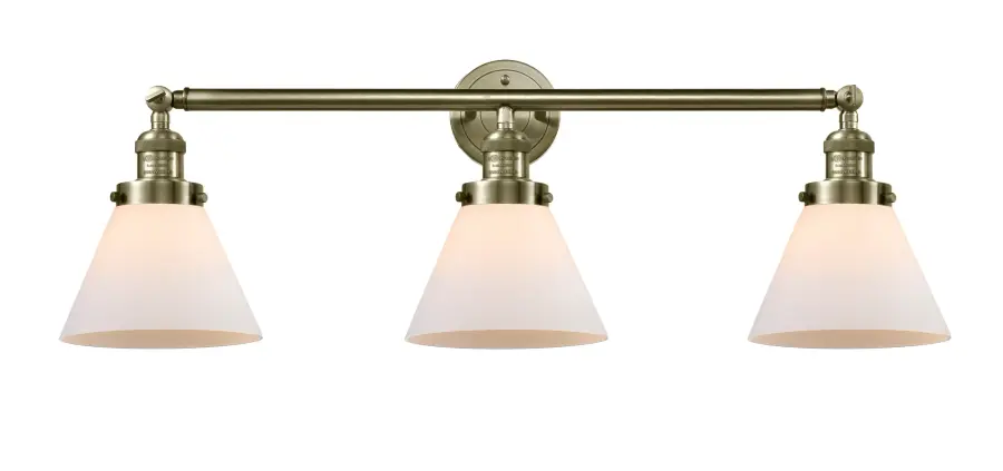 Cone - Antique Brass - Bath Vanity Light - Image 1