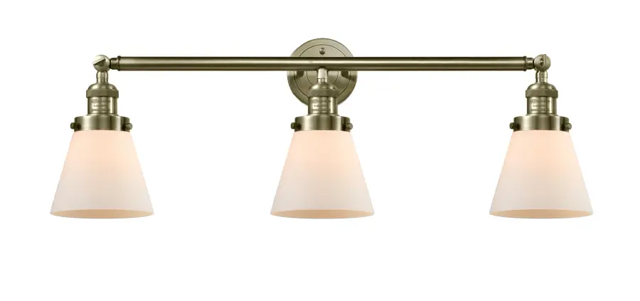 Cone - Antique Brass - Bath Vanity Light - Image 1