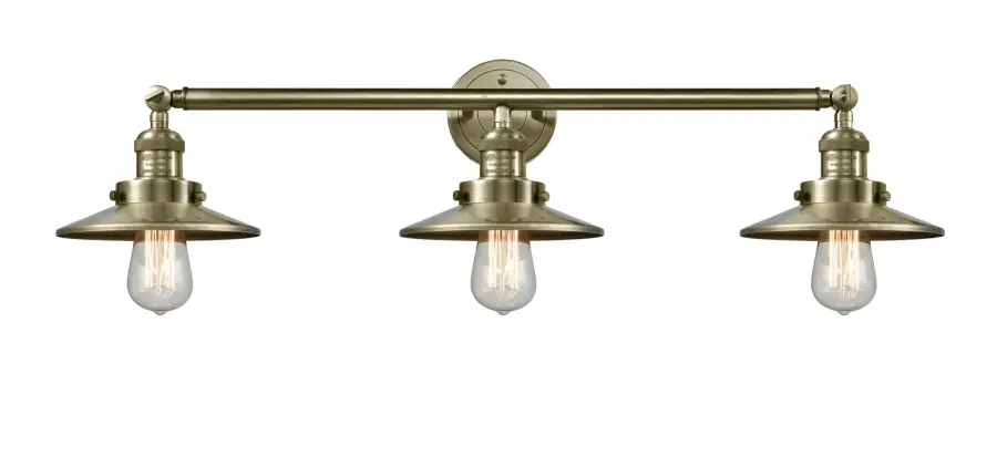 Railroad - Antique Brass - Bath Vanity Light - Image 1