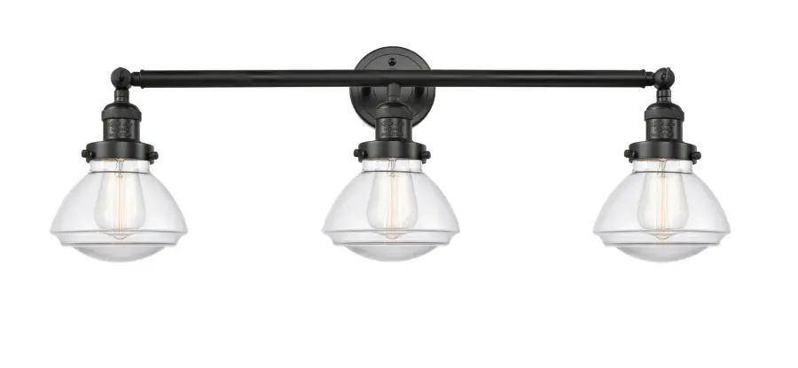 Olean - Matte Black - Bath Vanity Light - Image 1