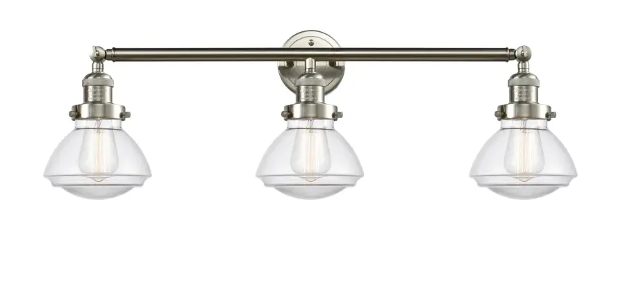 Olean - Brushed Satin Nickel - Bath Vanity Light - Image 1