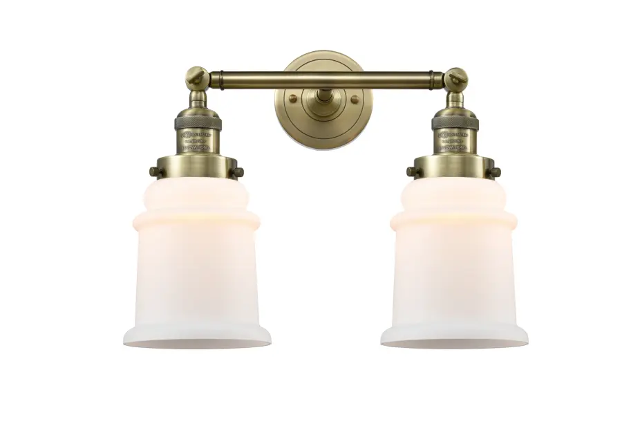 Canton - Antique Brass - Adjustable Bath Vanity Light - Image 1