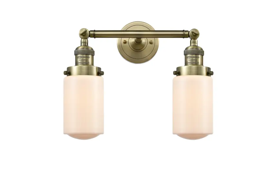 Dover - Antique Brass - Adjustable Bath Vanity Light - Image 1