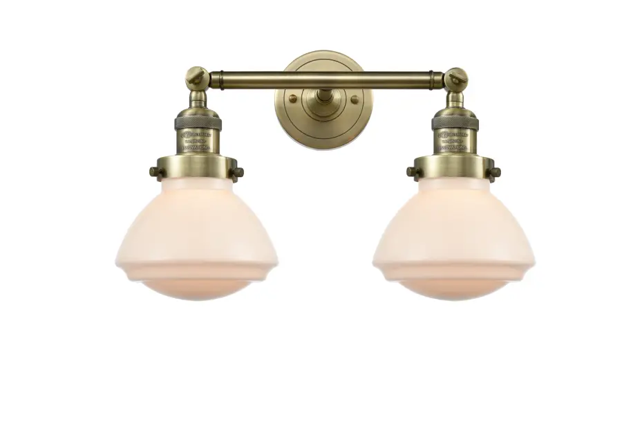 Olean - Antique Brass - Adjustable Bath Vanity Light - Image 1