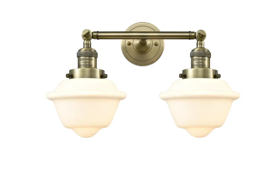 Oxford - Antique Brass - Adjustable Bath Vanity Light - Image 1