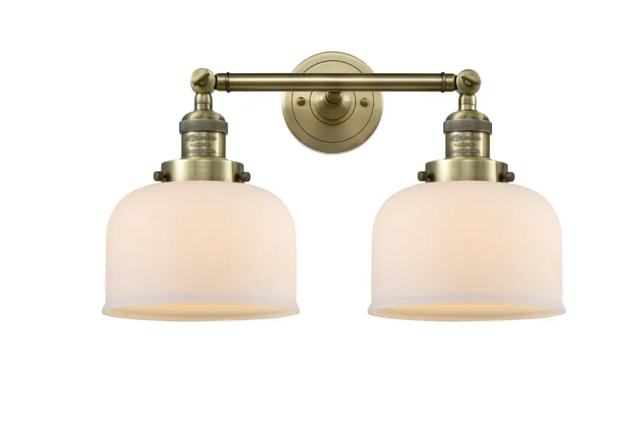 Bell - Antique Brass - Adjustable Bath Vanity Light - Image 1