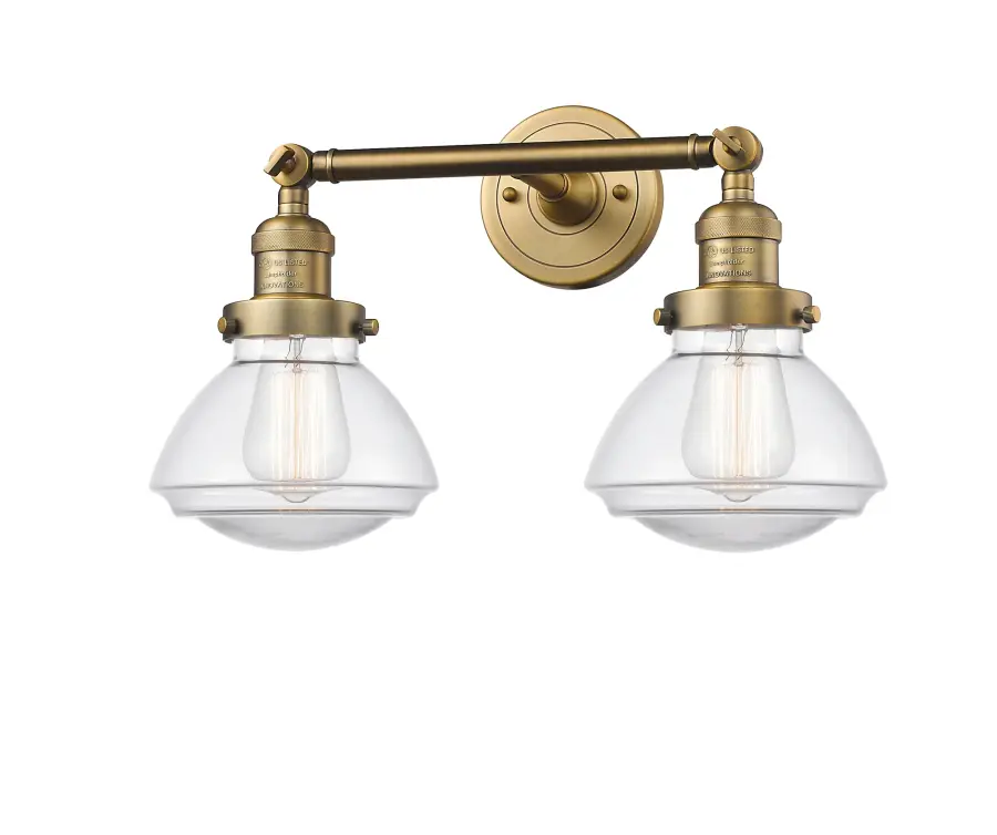 Olean - Brushed Brass - Adjustable Bath Vanity Light - Image 1