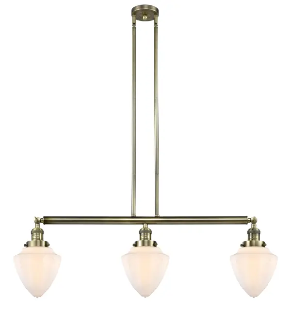 One of our largest and original collections, the Franklin Restoration is made up of a vast selection of heavy metal finishes and a large array of metal and glass shades that bring a touch of industrial into your home.