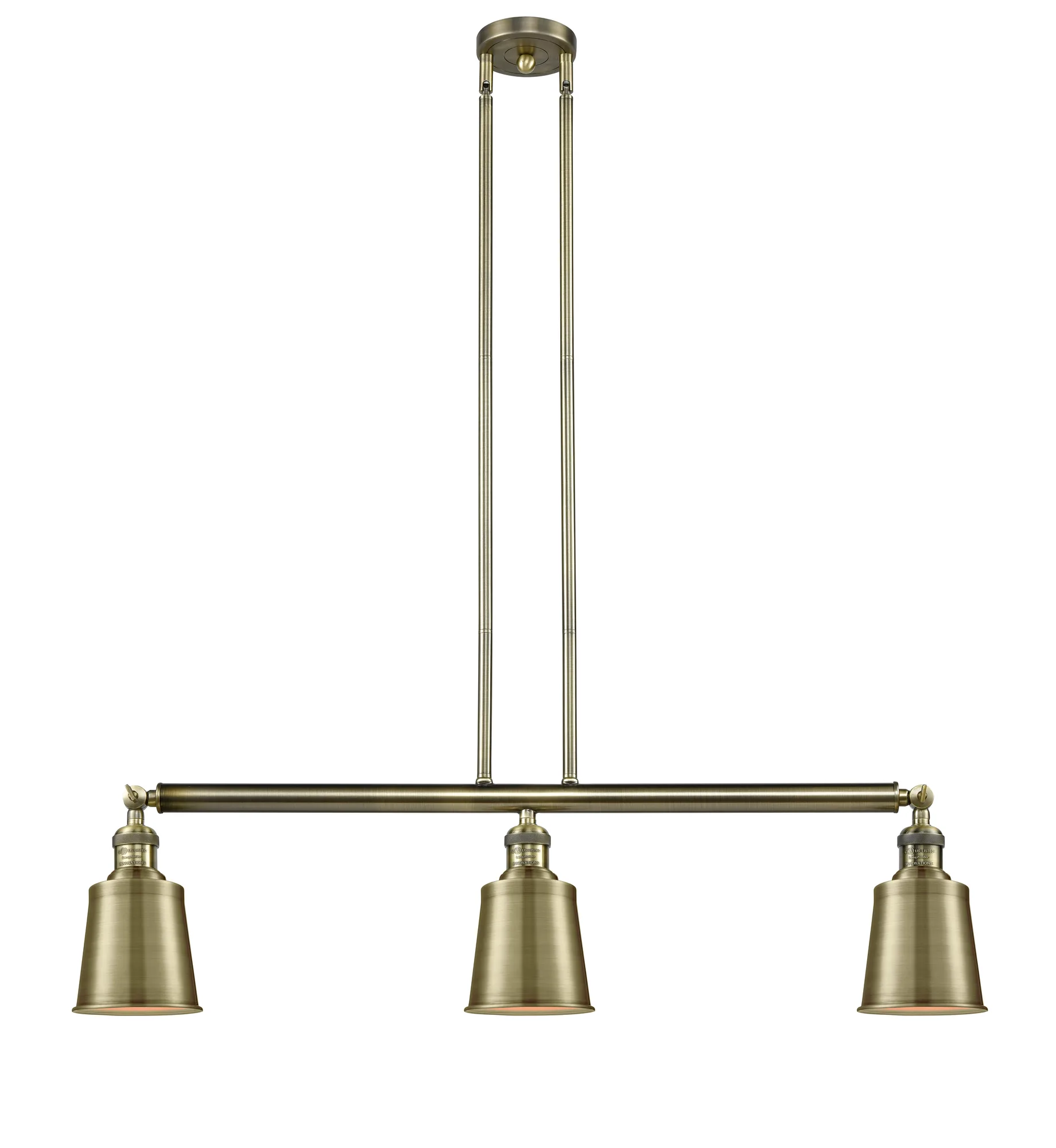Addison - Antique Brass - Adjustable Island Light