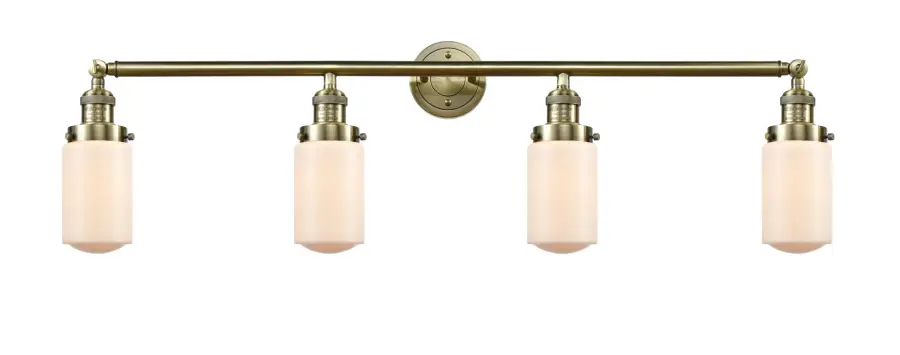 Dover - Antique Brass - Adjustable Bath Vanity Light - Image 1