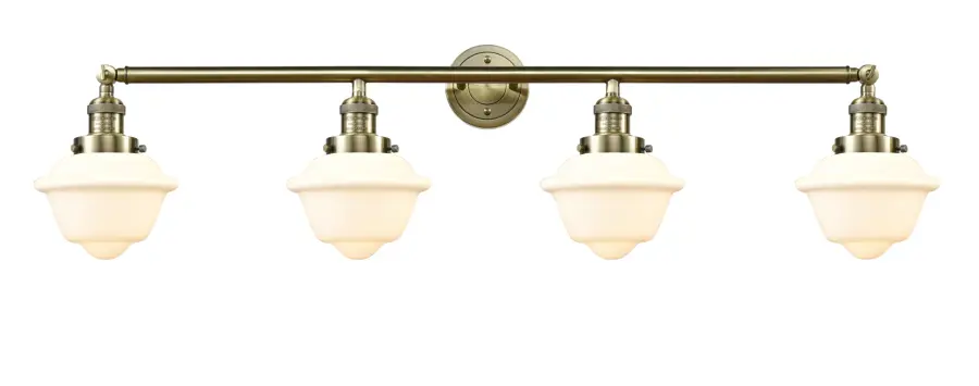 Oxford - Antique Brass - Adjustable Bath Vanity Light - Image 1