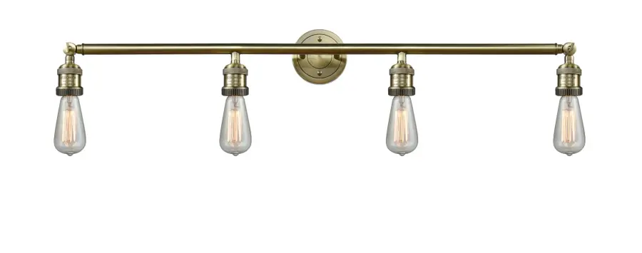 Bare Bulb - Antique Brass - Adjustable Bath Vanity Light - Image 1