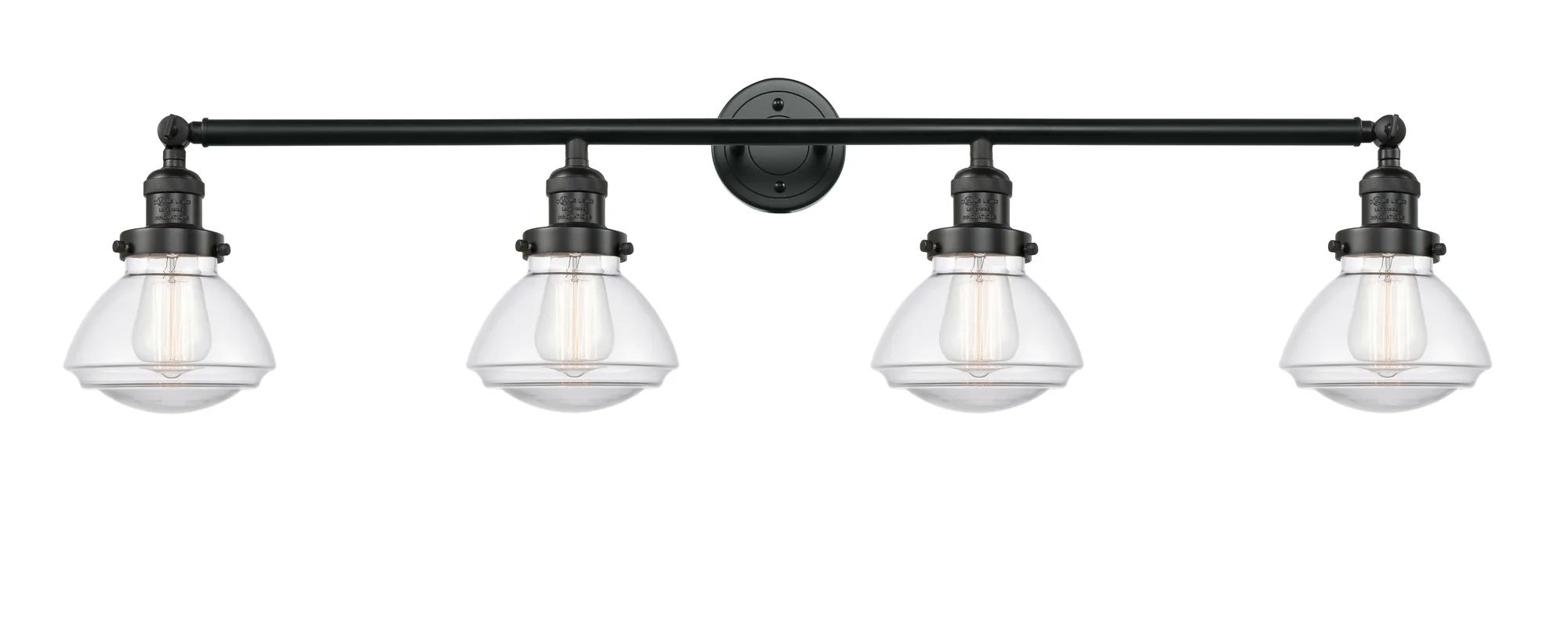 Olean - Matte Black - Adjustable Bath Vanity Light