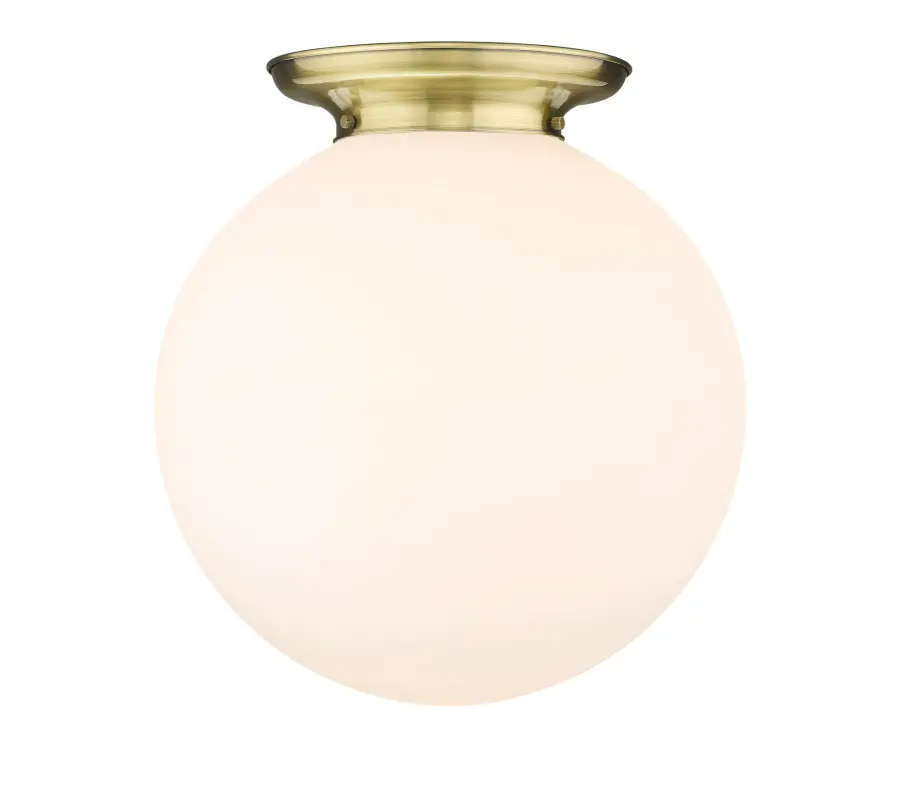 Beacon - Antique Brass - Flush Mount - Image 1