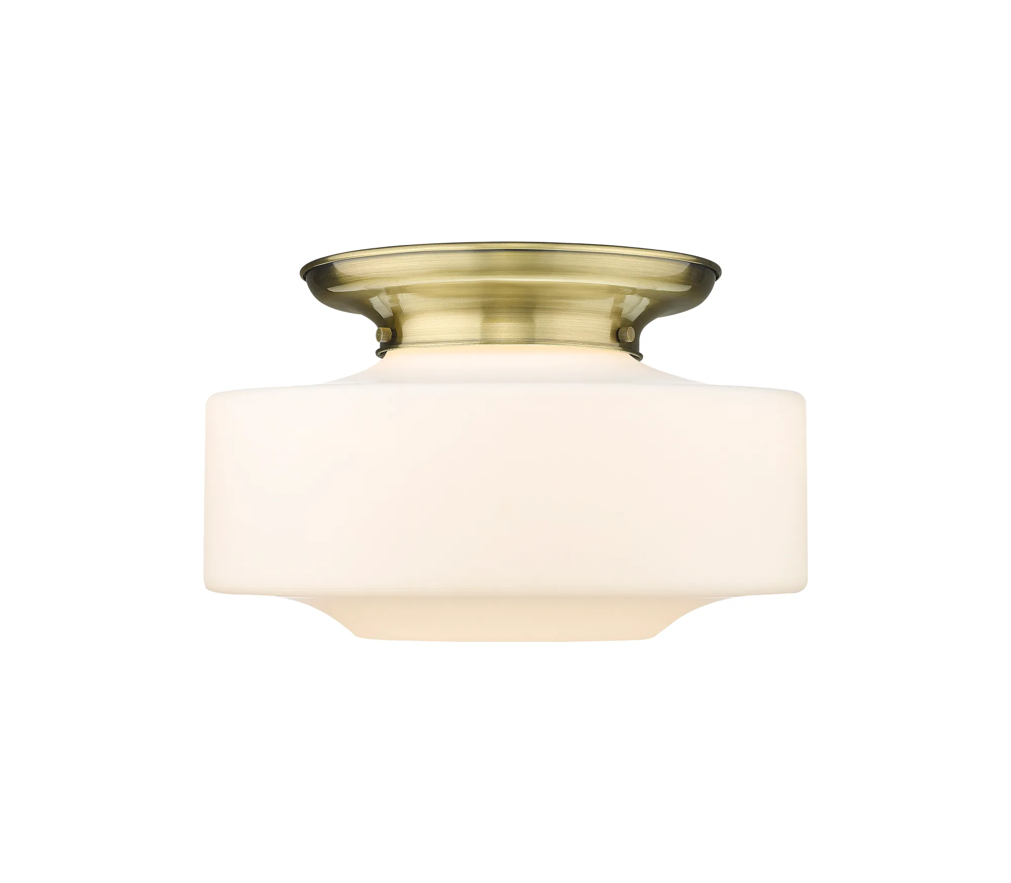 Bridgeton - Antique Brass - Flush Mount