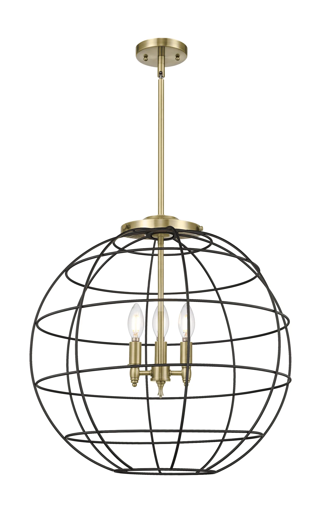 Lake Placid - Antique Brass - Pendant