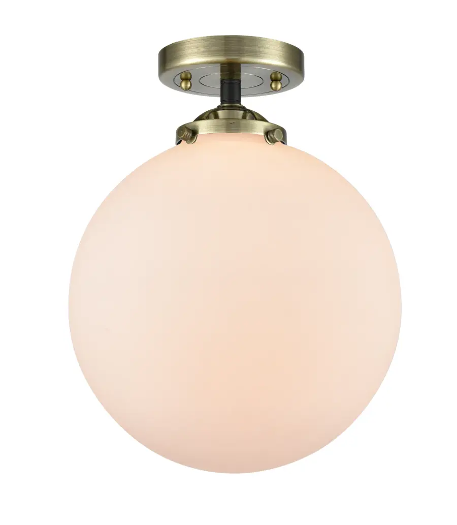 Beacon - Black Antique Brass - Semi-Flush Mount - Image 1