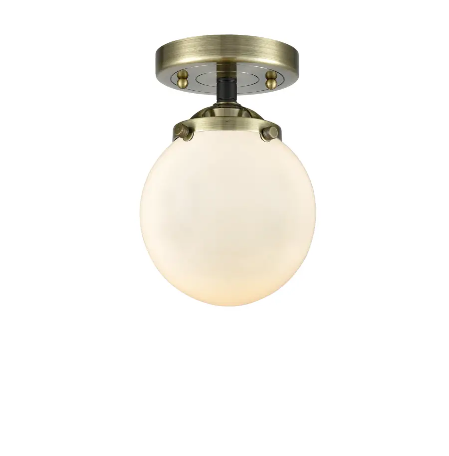 Beacon - Black Antique Brass - Semi-Flush Mount - Image 1
